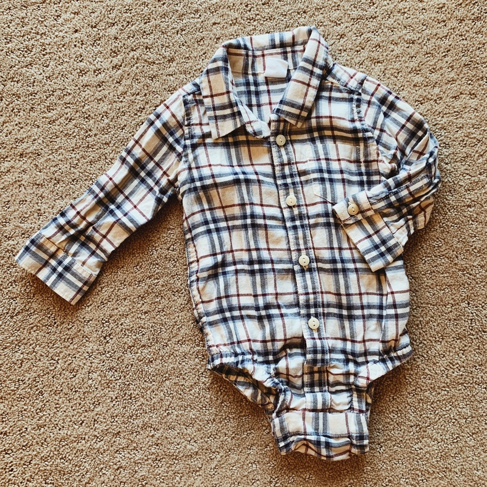 Baby Gap Flannel Onesie